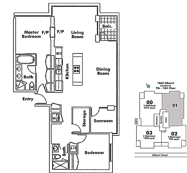 Floor plan 601