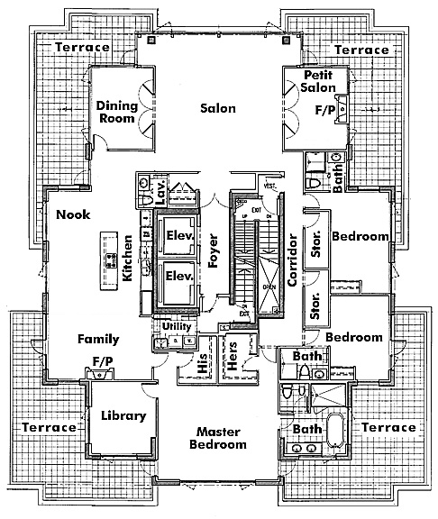 Floor plan PH1