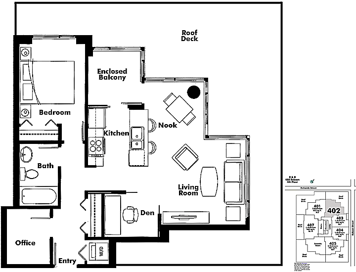 Floor plan 402