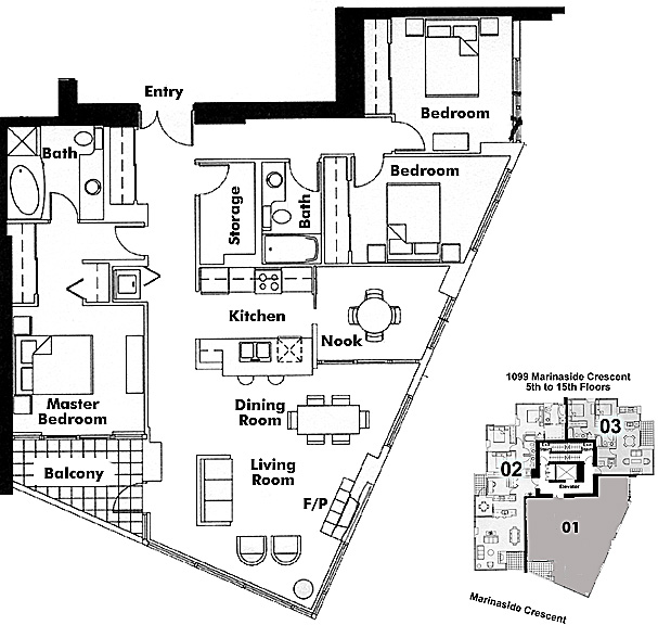 Floor plan 701