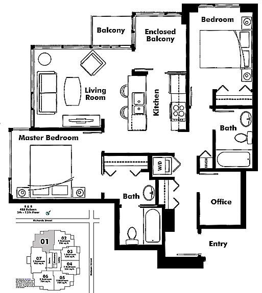 Floor plan 601