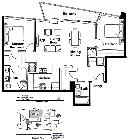 Floor plan 307