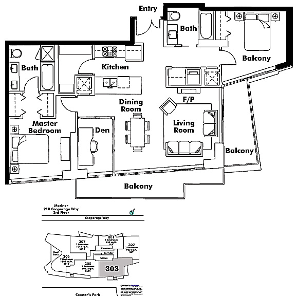 Floor plan 303