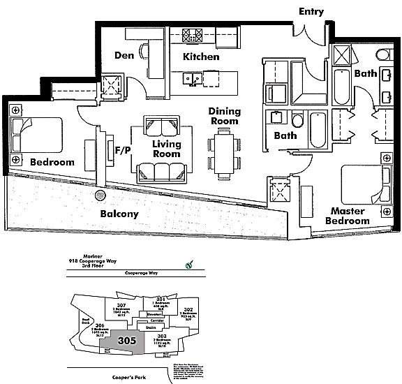 Floor plan 305