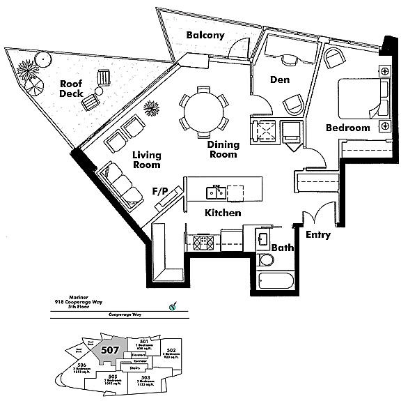 Floor plan 507