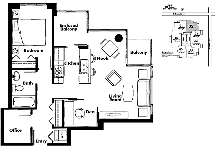 Floor plan 602