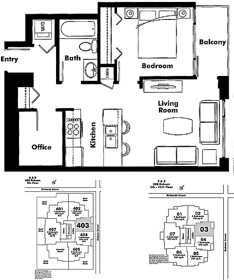 Floor plan 603