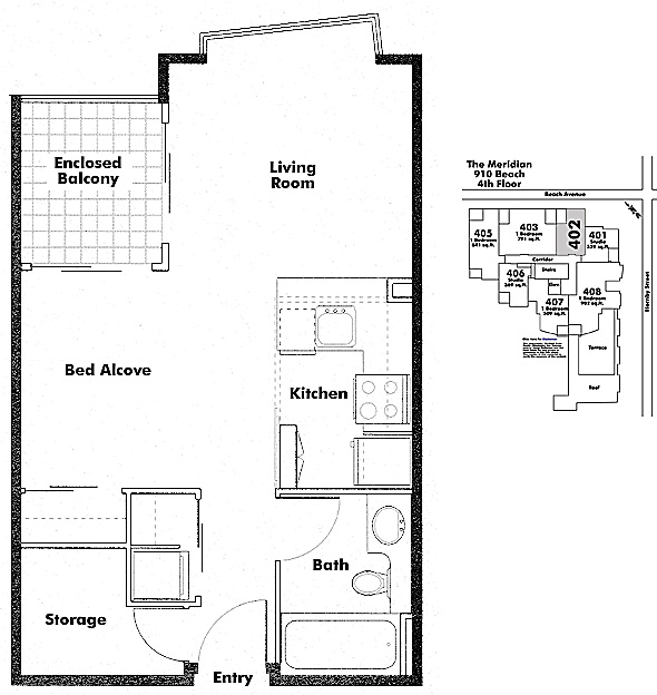 Floor plan 402