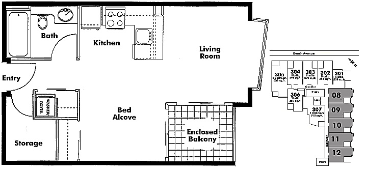 Floor plan 309