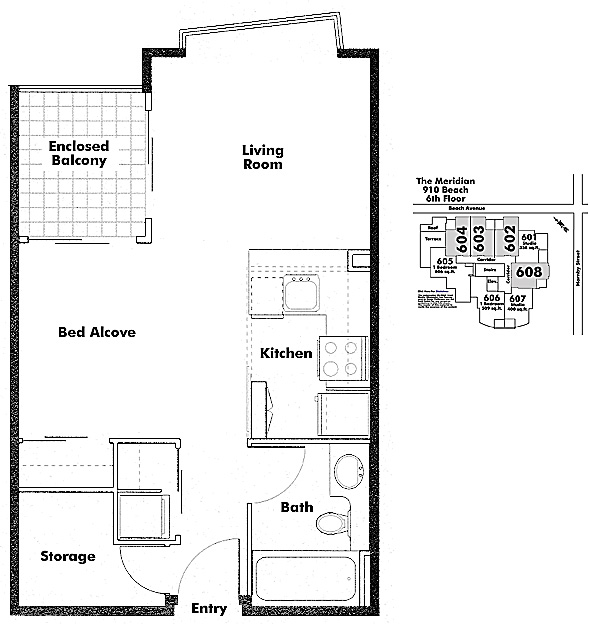 Floor plan 602