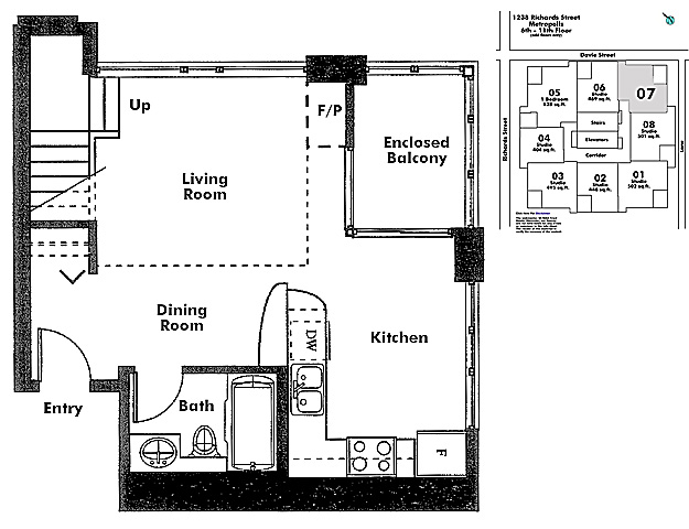 Floor plan 607