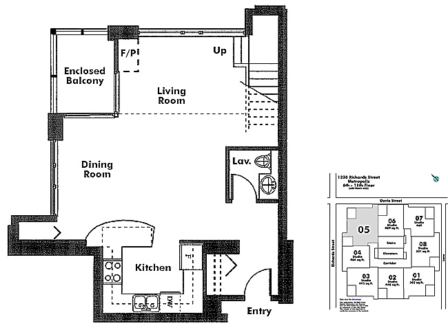 Floor plan 605