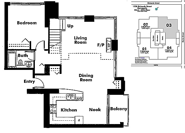 Floor plan 2203