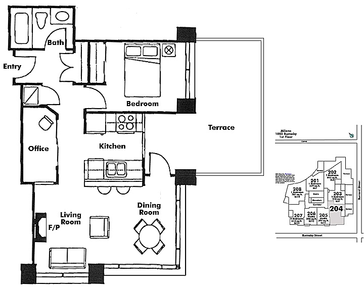 Floor plan 204