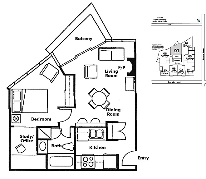 Floor plan 601