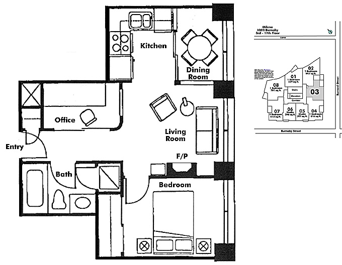 Floor plan 603