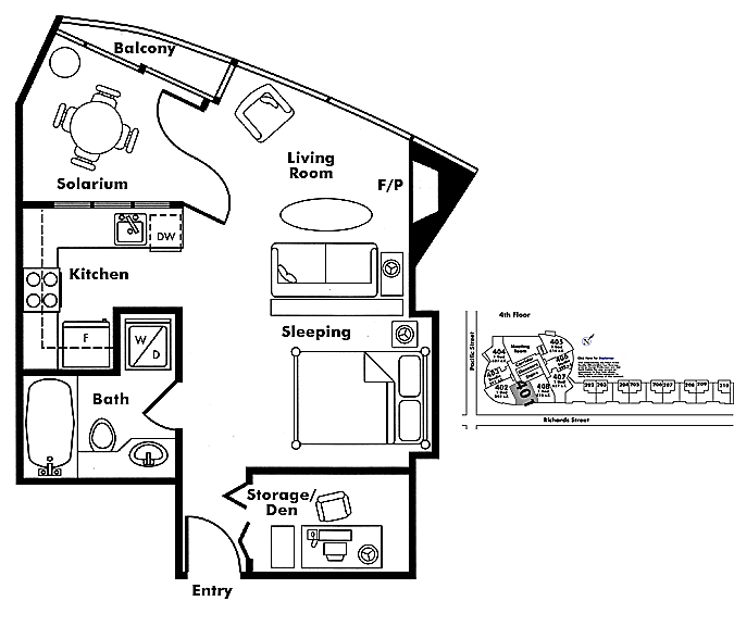 Floor plan 401