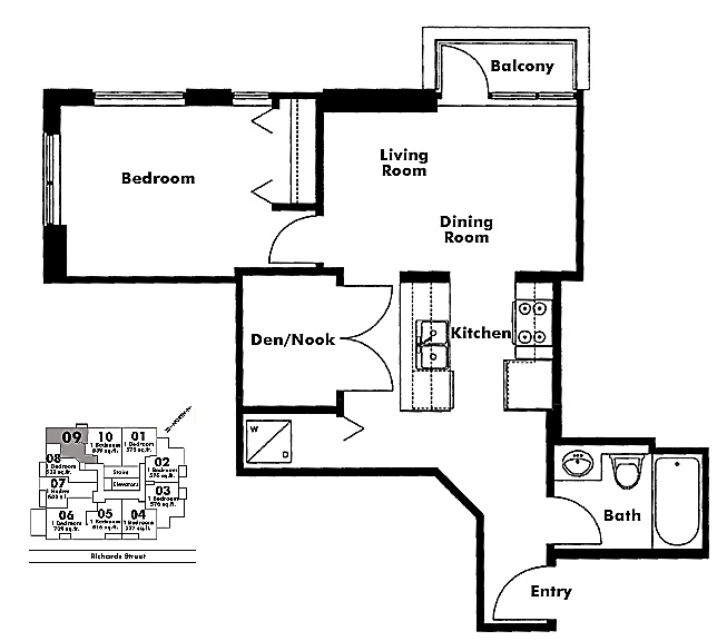 Floor plan 709