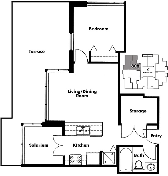 Floor plan 808