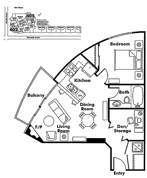 Floor plan 405