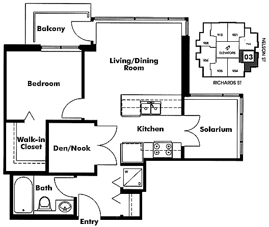 Floor plan 1303
