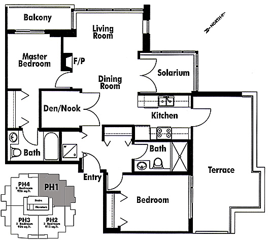 Floor plan PH1