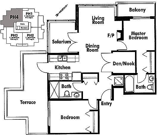 Floor plan PH4