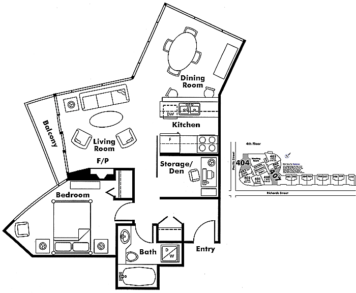 Floor plan 407