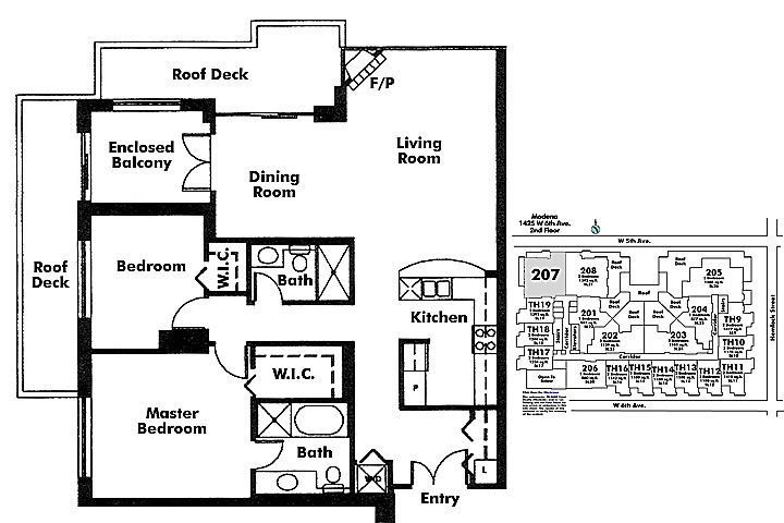 Floor plan 207