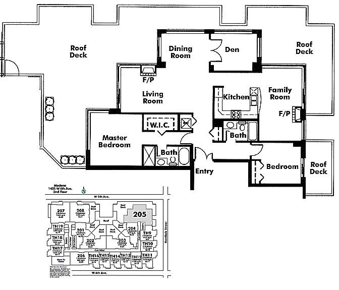 Floor plan 205