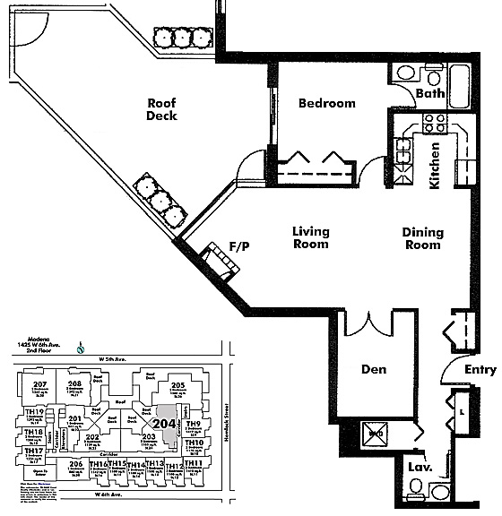 Floor plan 204