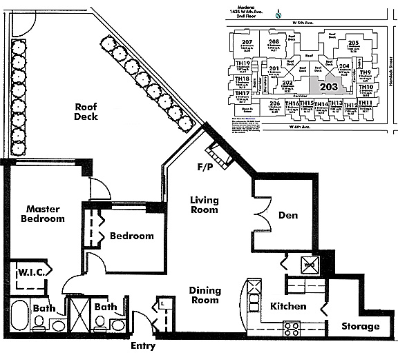 Floor plan 203