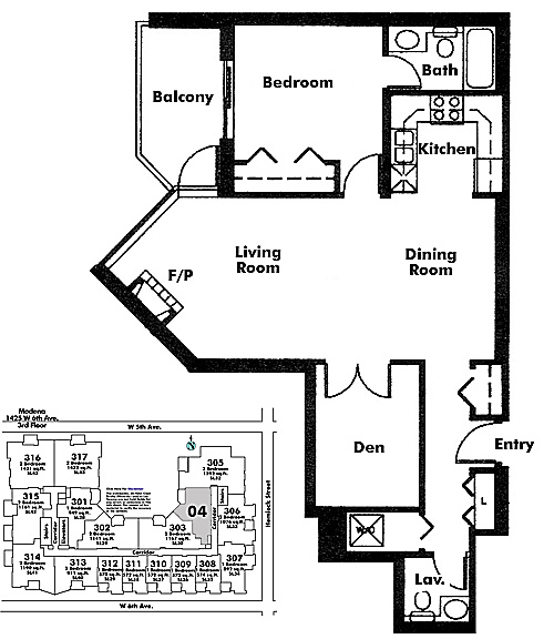 Floor plan 404