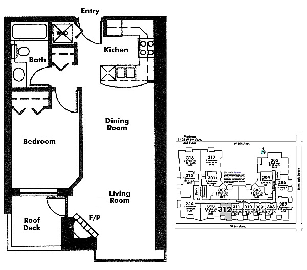 Floor plan 312