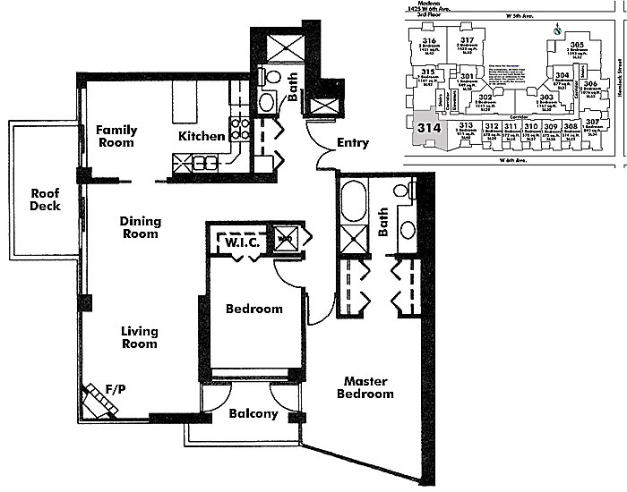 Floor plan 314
