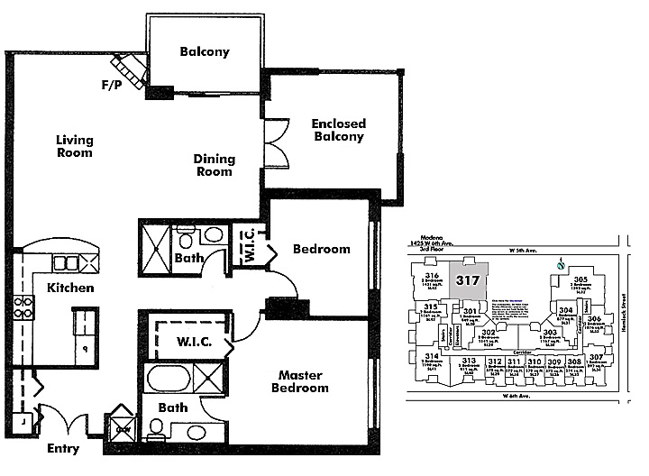 Floor plan 317