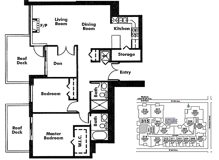 Floor plan 315