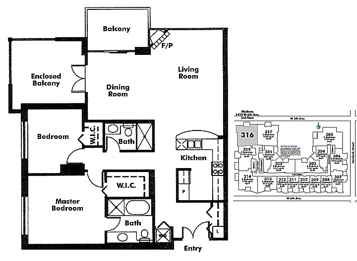 Floor plan 316