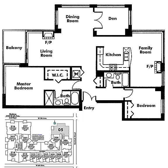 Floor plan 305
