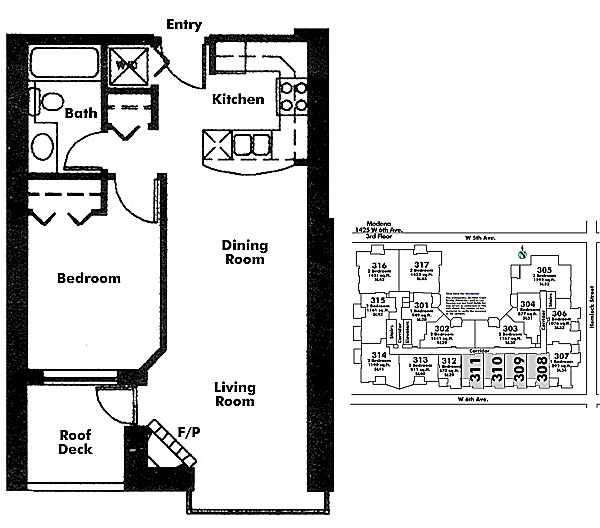 Floor plan 309
