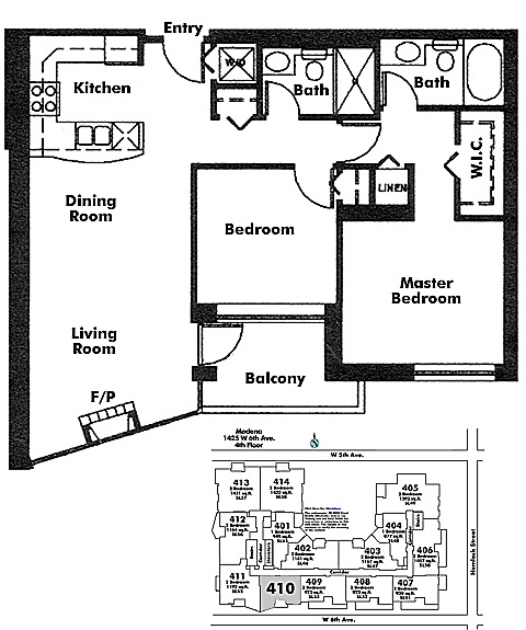 Floor plan 610