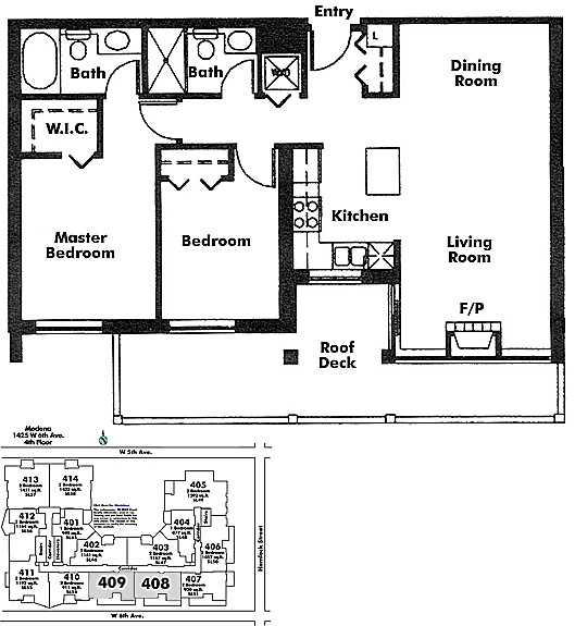 Floor plan 409