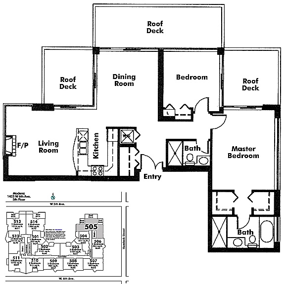 Floor plan 505
