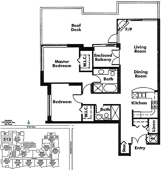 Floor plan 513