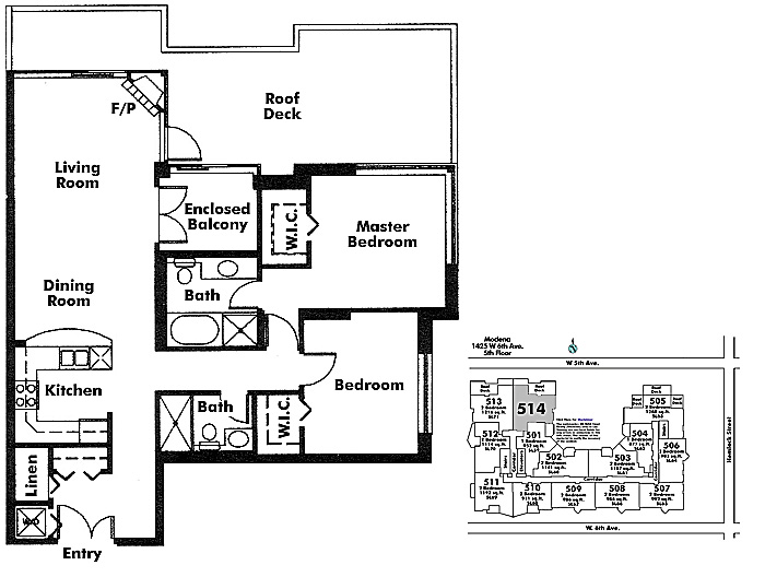 Floor plan 514