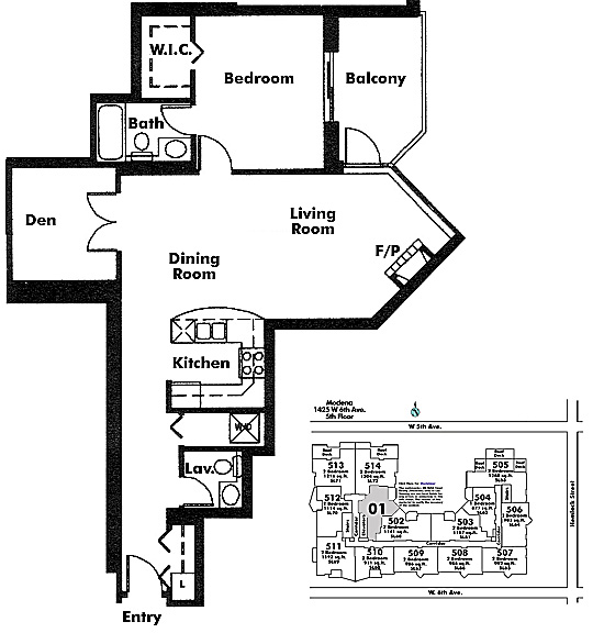 Floor plan 601