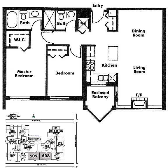 Floor plan 508