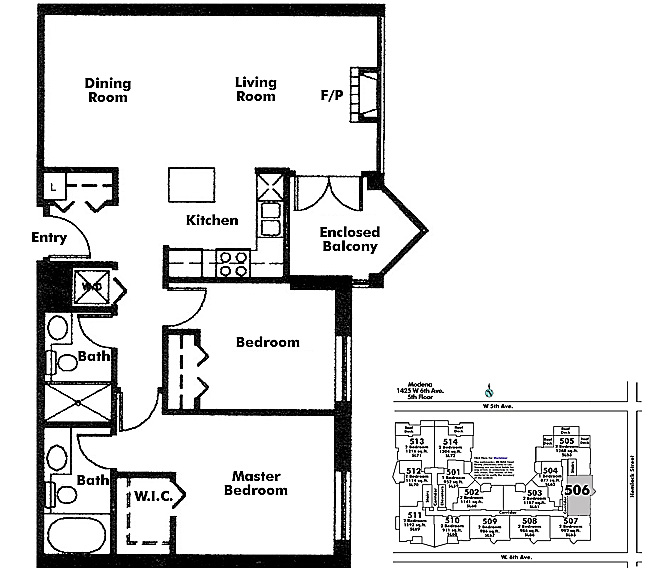 Floor plan 506