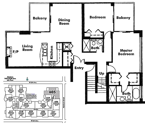 Floor plan 605