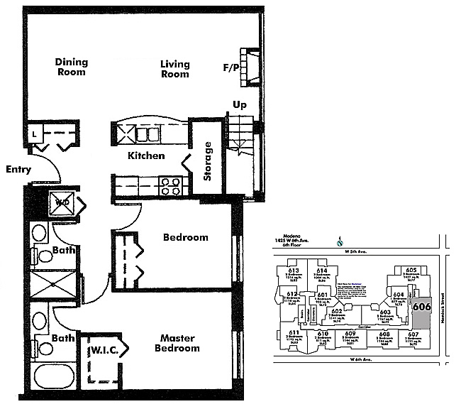 Floor plan 606